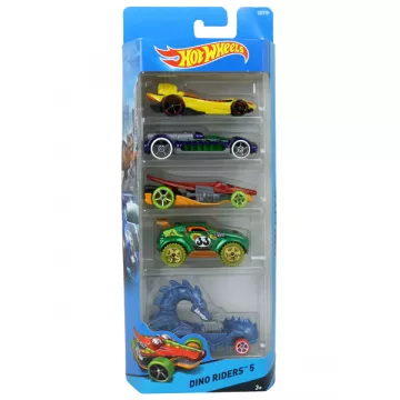 Hot Wheels City 5 darabos kisautó készlet Dino Riders 5 JátékNet hu