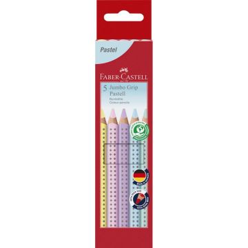 Faber Castell Jumbo Grip Pasztell Sz Nes Ceruza K Szlet Db Os