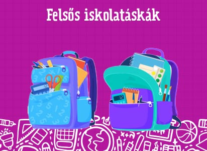 Felsős iskolatáskák
