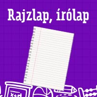 Rajzlapok, írólapok