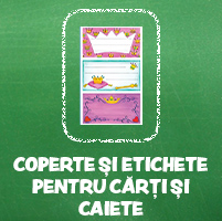 Coperte și etichete pentru cărți și caiete