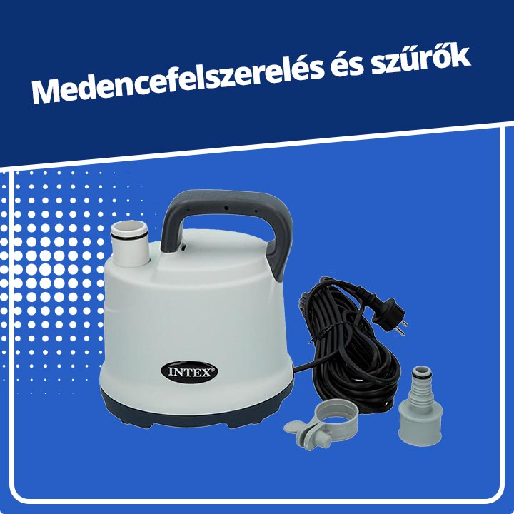 Medencefelszerelés és szűrők 