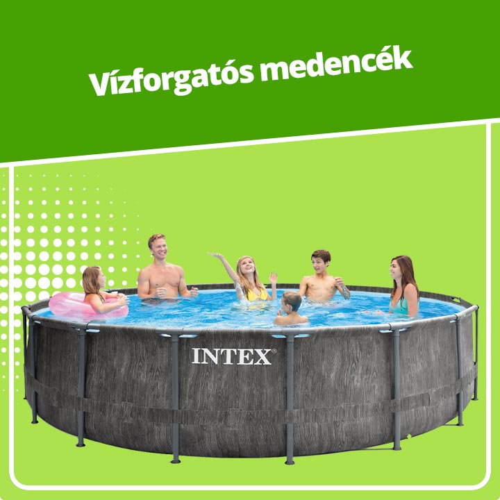 Vízforgatós medencék