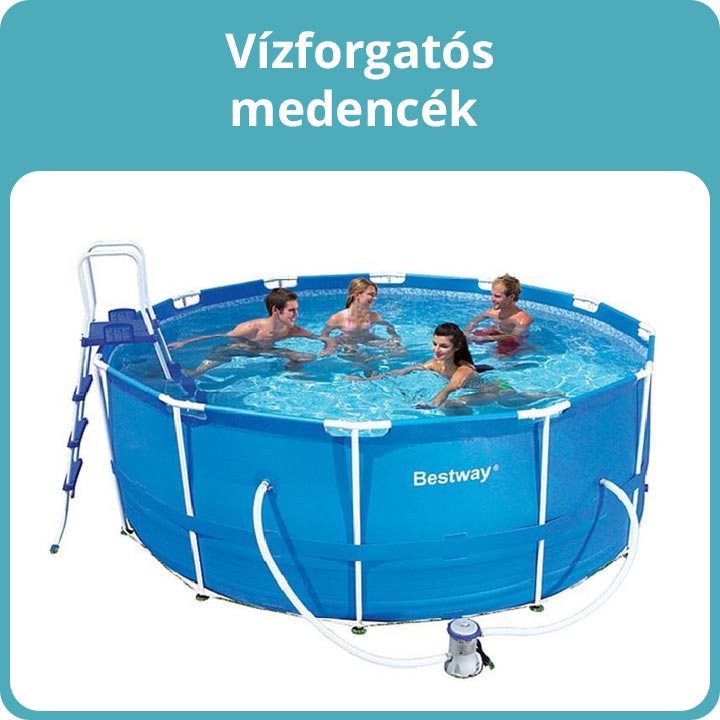 Vízforgatós medencék