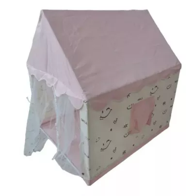 Spielzelt mit rosa Dach