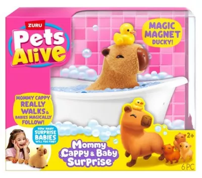 Pets Alive Kapibara mama meglepetés kicsinyekkel