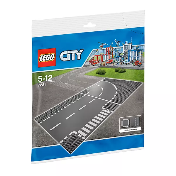 LEGO CITY: Curbă şi intersecţie 7281