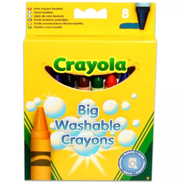 Crayola: 8 db lemosható viaszkréta