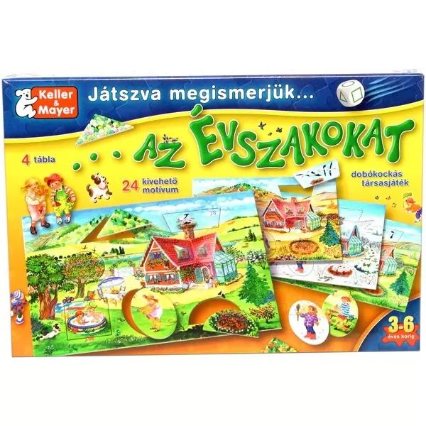 Prin joc, cunoaștem anotimpurile - joc educativ în lb. maghiară