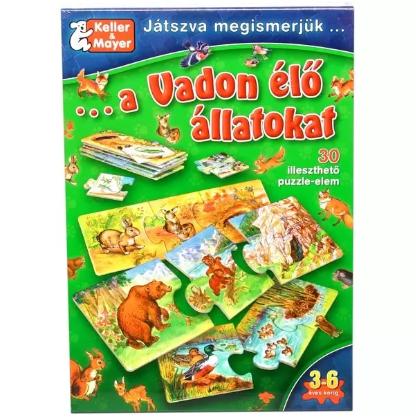 Prin joc, cunoaștem animalele sălbatice - joc educativ în lb. maghiară