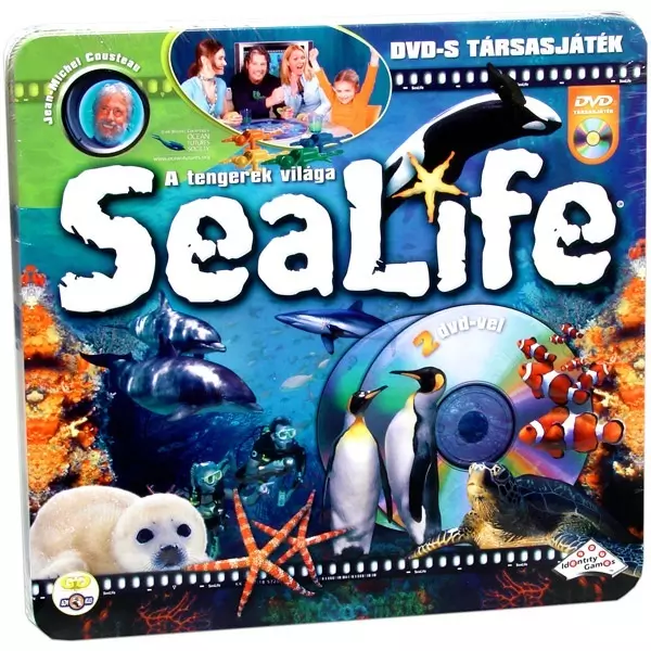 Sealife - Lumea subacvatică - joc de societate în lb. maghiară cu DVD