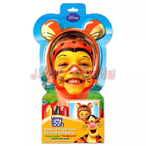 Tigris arcfestő készlet fejpánttal - standard méret