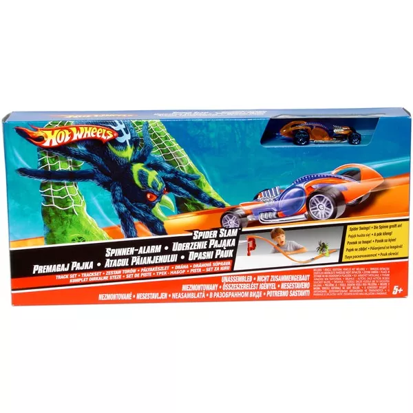 Hot Wheels Spider Slam pokos palya JatekNet.hu