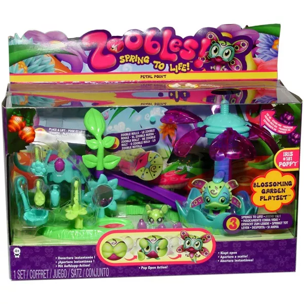 Zoobles - Virágos kert játékszett