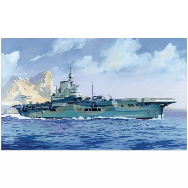 HMS Illustrious anyahajó modell 1:400