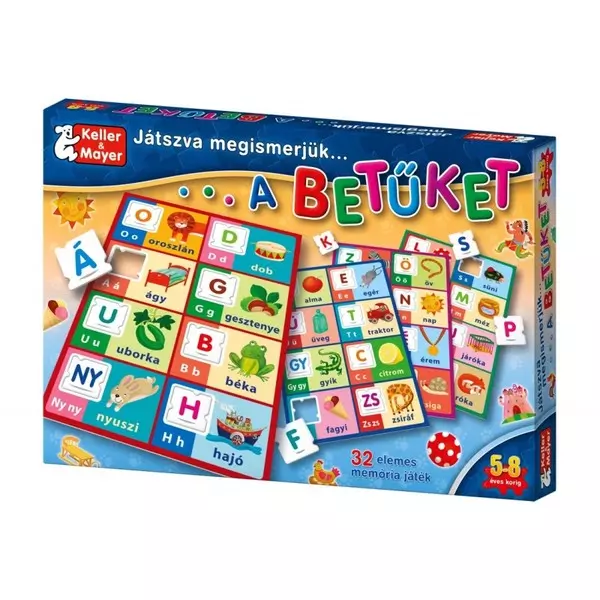 Prin joc, cunoaștem literele - joc educativ în lb. maghiară