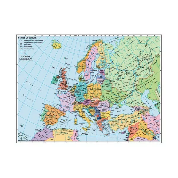 Európa országai 500 db-os puzzle