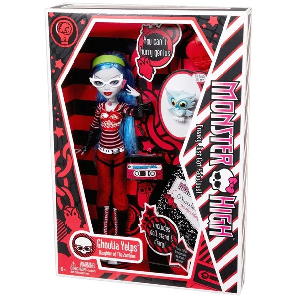 Monster High: Ghoulia Yelps kiegészítőkkel