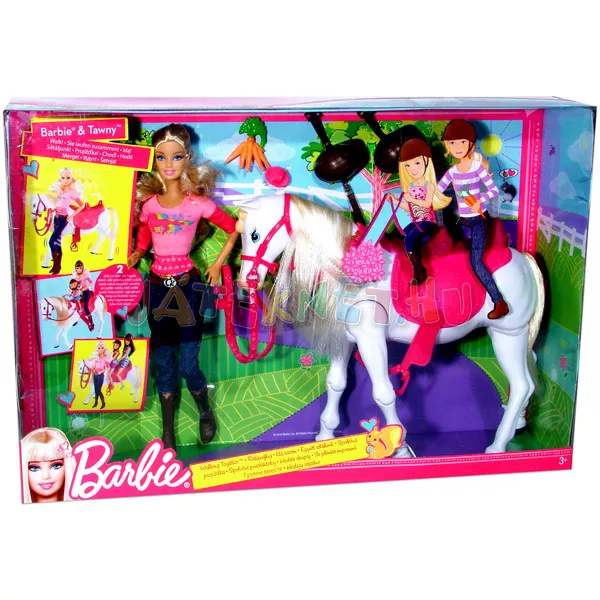 Barbie: Barbie sétáló paripával