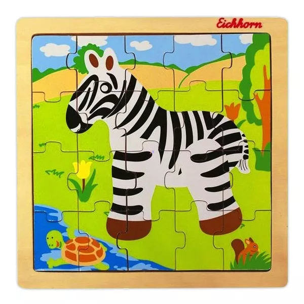 Eichhorn 20 db-os fa puzzle - zebra