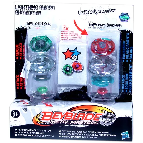 Beyblade: Metal Masters Ray Striker és Inferno Gasher pörgettyű