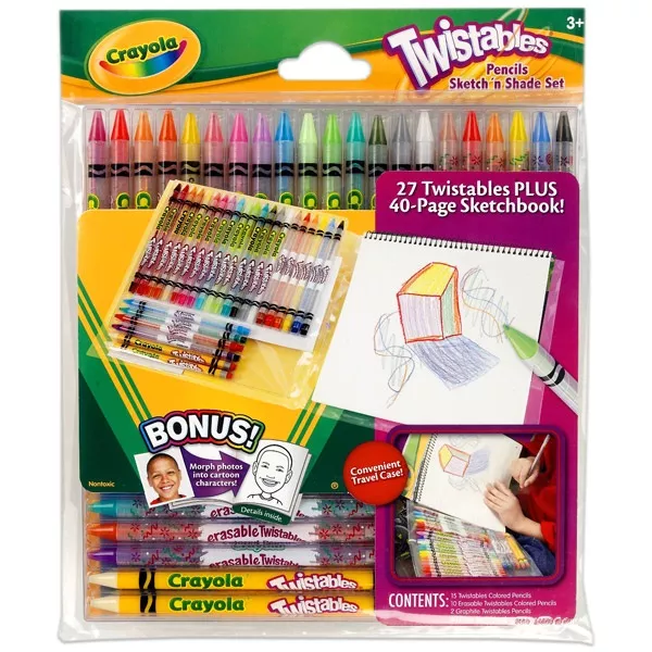 Crayola: Csavarható ceruzák rajzfüzettel