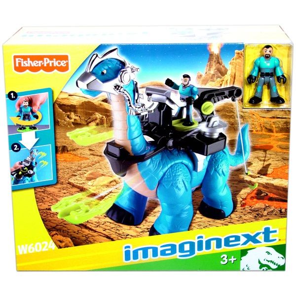 Fisher-Price: Imaginext dinoszauruszok - Nagy Brontosaurus bányásszal ...