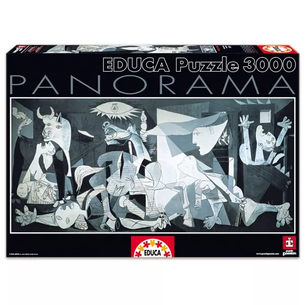 Pablo Picasso: Guernica 3000 db-os panoráma puzzle