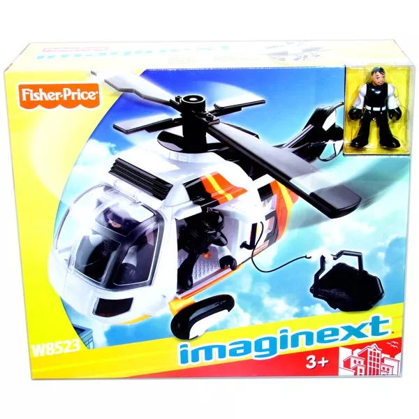 Fisher-Price: Imaginext Mestna avantura - Velik reševalni helikopter s figurico
