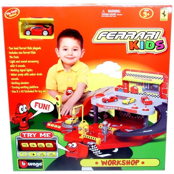 Bburago Kids emeletes Ferrari parkolóház