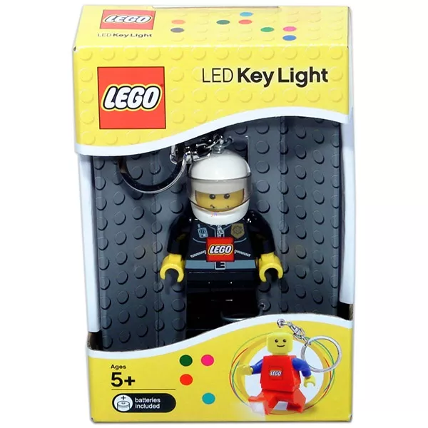 LEGO: Világító rendőr kulcstartó lámpa