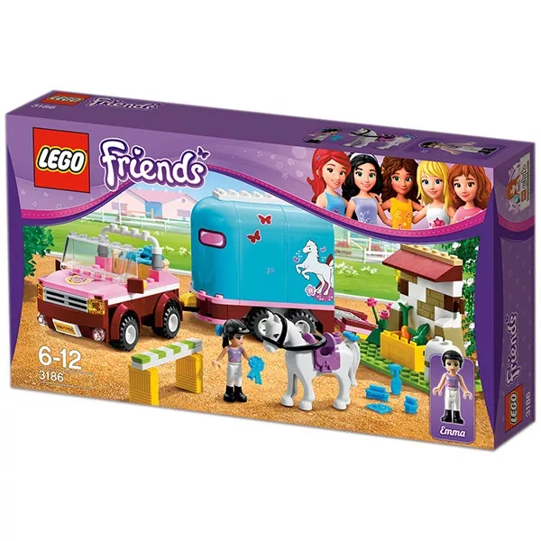 LEGO FRIENDS: Emma lószállító utánfutója 3186