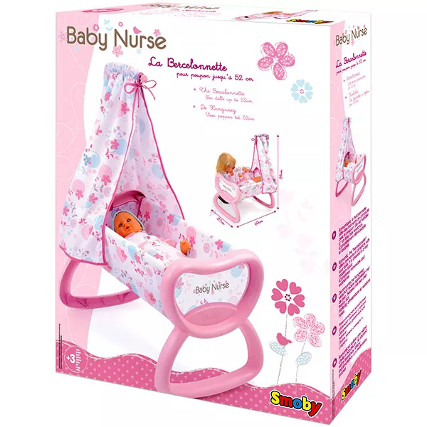 Smoby: Baby Nurse 3 az 1-ben babacenter - JátékNet.hu