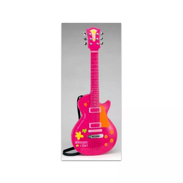 Bontempi: Elektromos gitár - rózsaszín