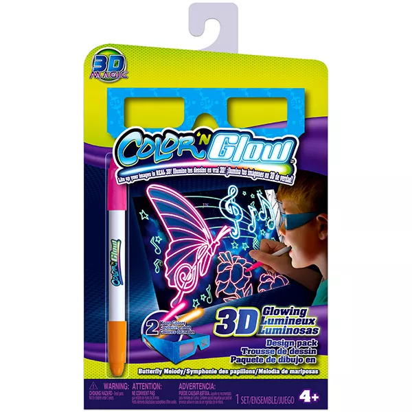 Color N Glow polnilni komplet - Melodični metulji