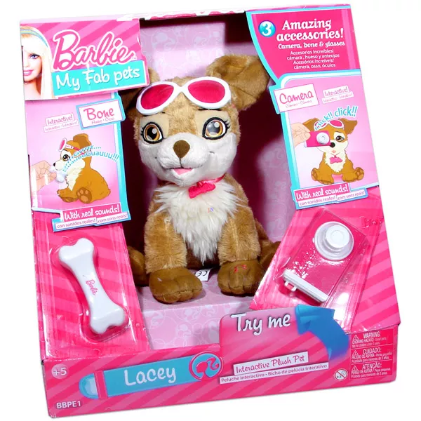 Barbie: Lacey interaktív plüss csivava kutyus