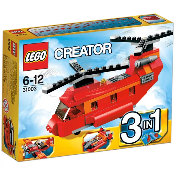 LEGO CREATOR: Piros rotorok 31003