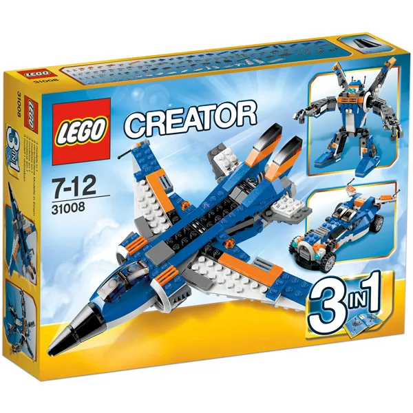 LEGO CREATOR: Mennydörgő szárnyak 31008