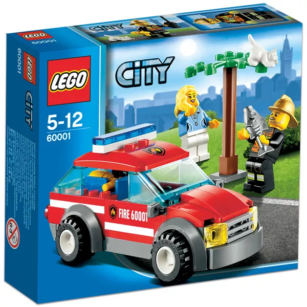 LEGO CITY: Tűzoltó parancsnoki autó 60001