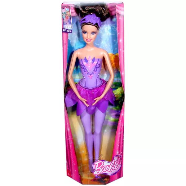 Barbie: Barbie és a rózsaszín balettcipő - lila balerina baba