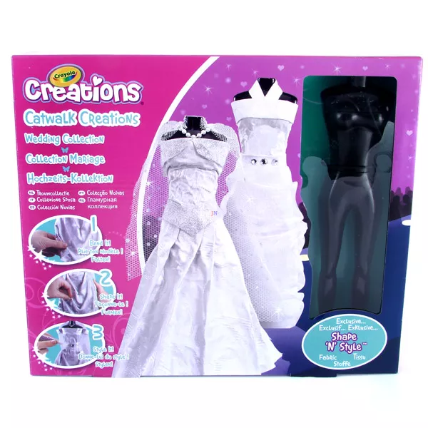 Crayola Creations: Esküvői ruhatervező készlet
