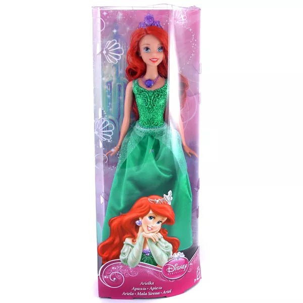 Disney csillogó hercegnők: 30 cm-es Ariel baba