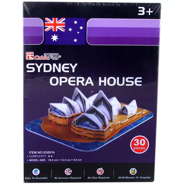 Sydney-i operaház 30 db-os 3D puzzle