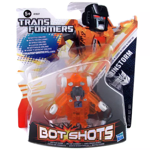 Transformers: Bot Shots mini átalakuló robotok - Sunstorm