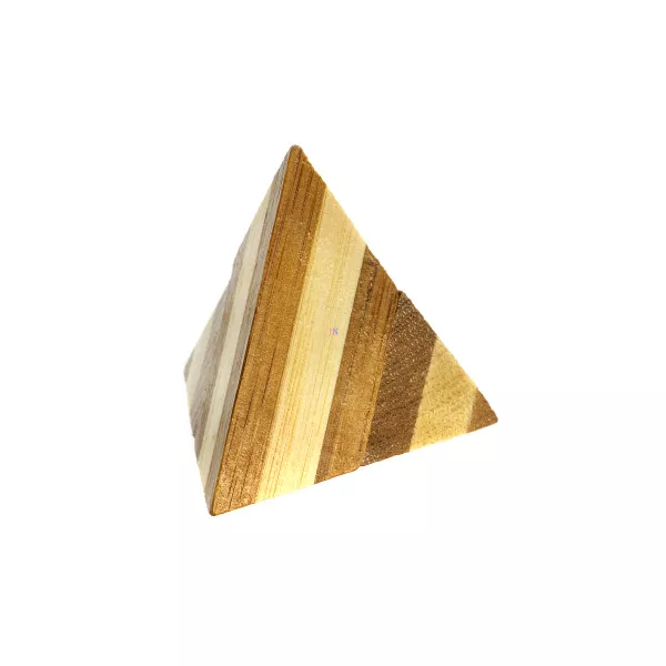 Bambusz 3D ördöglakat - piramis