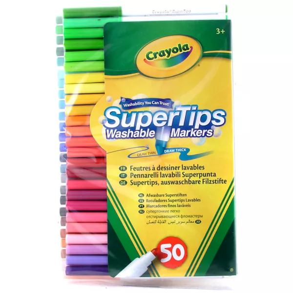 Crayola: 50 db lemosható filctoll