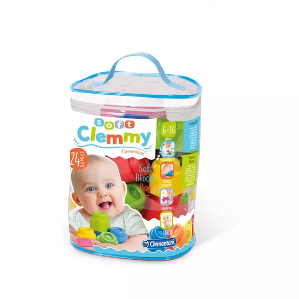 Clemmy Baby Set cuburi de construcții, 24 piese