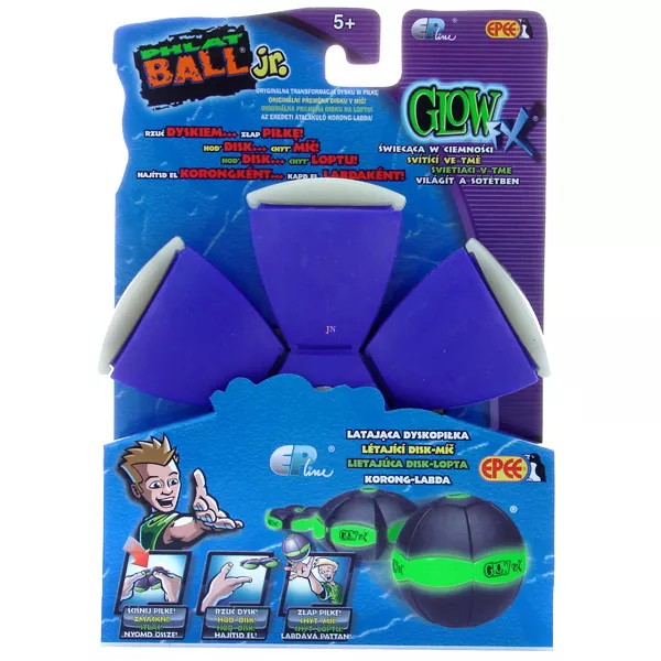 Phlat Ball Jr. - Glow FX lila korong labda