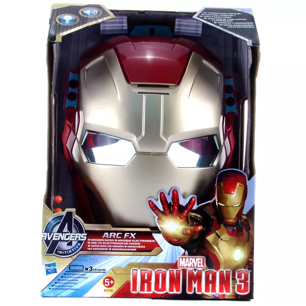 Iron Man 3 - Vasember álarc hanggal - univerzális méret