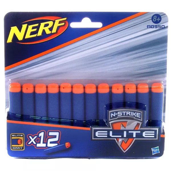 NERF N-Strike Elite: Kék lőszer utántöltő készlet - 12 db